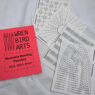 Wren Bird Arts Washable Transfers - Patterns #2 Red