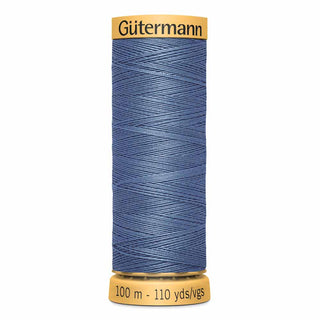 Gütermann Natural 100% Cotton Thread - #7330 Dark Blue Sky