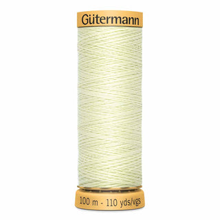 Gütermann Natural 100% Cotton Thread - #9020 Barely Green