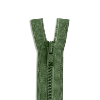 YYK #5 Molded Plastic Zipper - Army Green