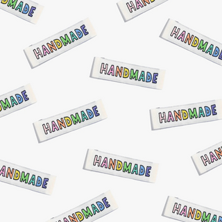 "Handmade" Sew-in Tags - 6pc
