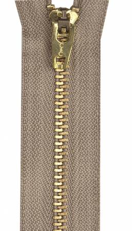 Coats and Clark Metal Jean Zipper - Dogwood