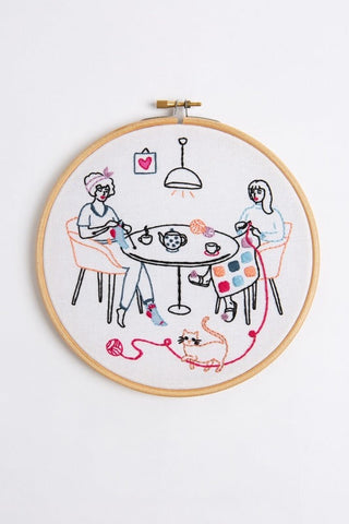 Wonderful Women Tangled Embroidery Stitch Sampler
