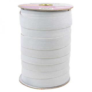 Braided Elastic 25mm (1 inch) - White