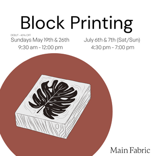 Block Printing and Mitered Napkins