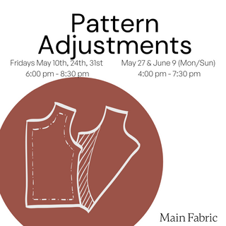 Pattern Adjustments