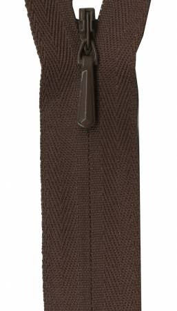 YKK Invisible Zipper - Chocolate