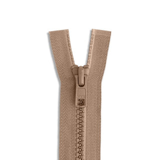 YYK #5 Molded Plastic Zipper - Camel