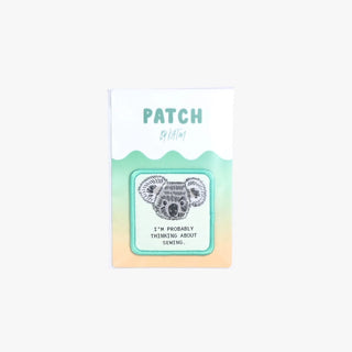 Iron On Patch - I'm Probably Thinking About Sewing