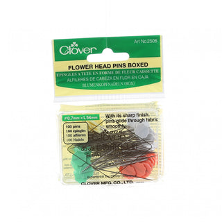 Flower Head Pins (Boxed) - 100 count