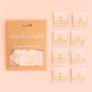 Sarah Hearts Sew-In Labels