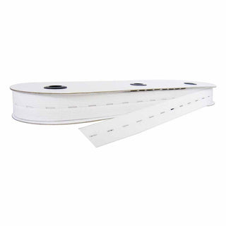 Buttonhole Elastic 19mm (3/4 inch) - White