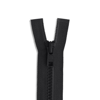 YYK #5 Molded Plastic Zipper - Black