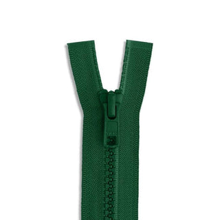 YYK #5 Molded Plastic Zipper - Green