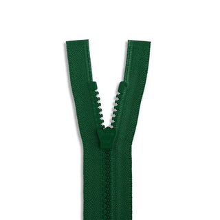 YYK #5 Molded Plastic Zipper - Green