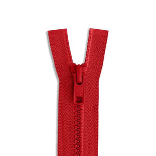 YYK #5 Molded Plastic Zipper - Red