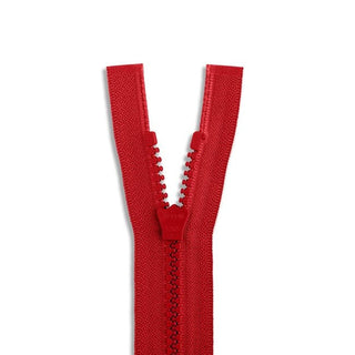YYK #5 Molded Plastic Zipper - Red