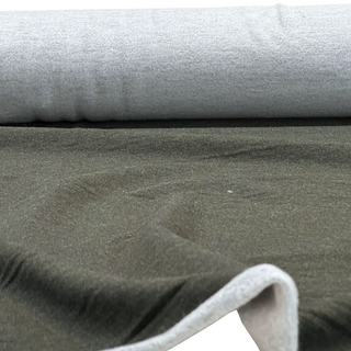 8.9 oz Bamboo Cotton Stretch Fleece - Heather Forest