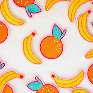 Peel and Stick Patches -Banana and Orange