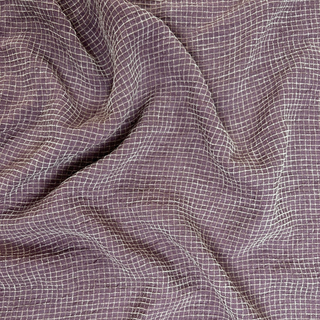 5.3oz Linen Blend Check - Plum