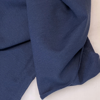 8.9 oz Bamboo Cotton Stretch Fleece - Navy