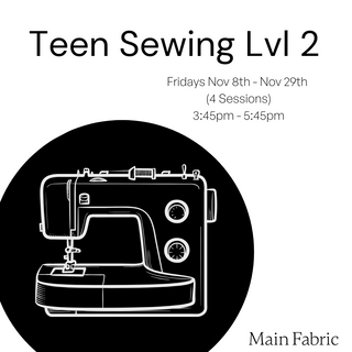 Teen Learn-to-Sew After School #2a