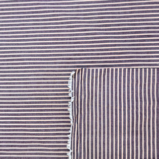 3.7oz Organic Cotton Stripe - Huckleberry