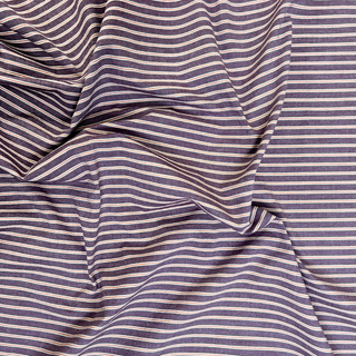 3.7oz Organic Cotton Stripe - Huckleberry