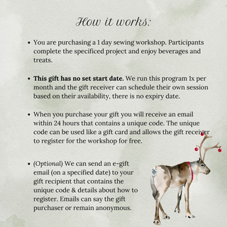 Holiday Gift - Coffee + Sew