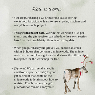 Holiday Gift - Machine Basics