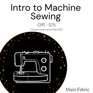 Intro to Machine Sewing (Gift)