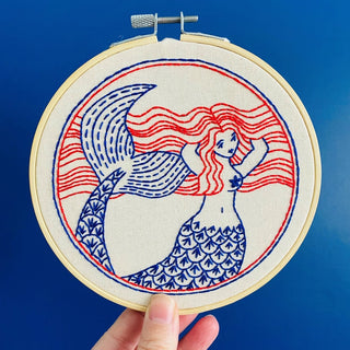 Complete Embroidery Kit - Mermaid