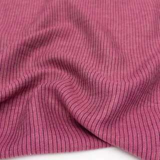 4.5oz Autumn Stripe Linen - Berry