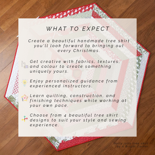 Heirloom Christmas Tree Skirt - Sewing Workshop