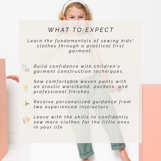 Sewing Kid's Clothes: Woven Pants