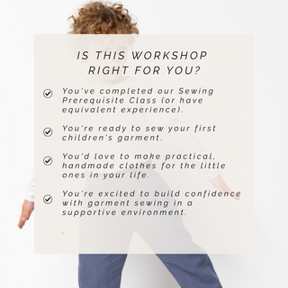 Sewing Kid's Clothes: Woven Pants
