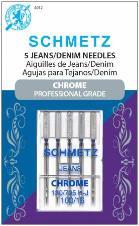 SCHMETZ Chrome Jeans/Denim Needle - Pkg of 5