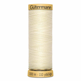 Gütermann Natural 100% Cotton Thread - #1320 Cream