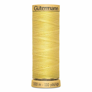 Gütermann Natural 100% Cotton Thread - #1600 Yellow