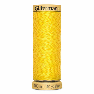 Gütermann Natural 100% Cotton Thread - #1640 Canary Yellow