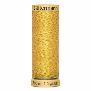 Gütermann Natural 100% Cotton Thread - #1680 Dark Yellow