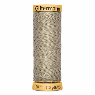 Gütermann Natural 100% Cotton Thread - #2650 Oatmeal Brown