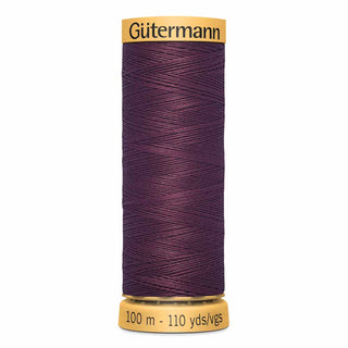 Gütermann Natural 100% Cotton Thread - #4750 Dark Mahogany