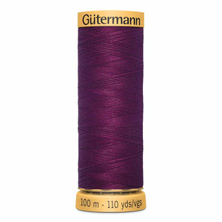 Gütermann Natural 100% Cotton Thread - #5750 Dark Purple