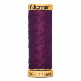 Gütermann Natural 100% Cotton Thread - #5800 Wine