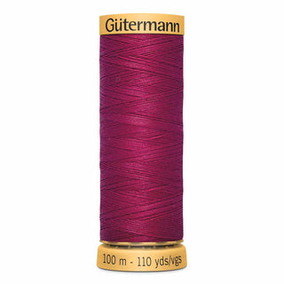 Gütermann Natural 100% Cotton Thread - #5890 Dark Red