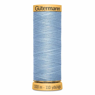 Gütermann Natural 100% Cotton Thread - #7310 Light Sky Blue