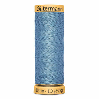 Gütermann Natural 100% Cotton Thread - #7440 Medium Blue Sky