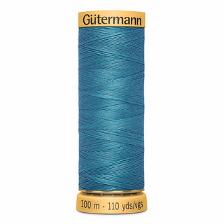 Gütermann Natural 100% Cotton Thread - #7540 Turquoise Blue