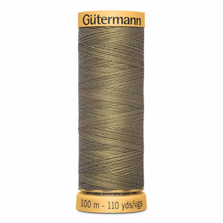 Gütermann Natural 100% Cotton Thread - #8805 Bark Brown